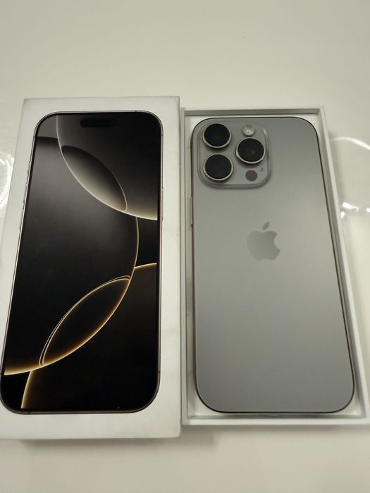 Iphone 16 Pro 512, natural titanium, impecabil ca nou!