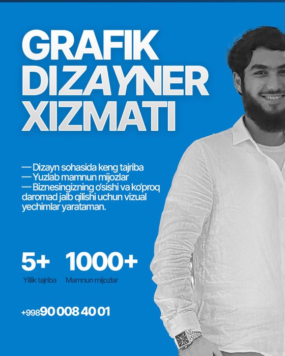 Grafik dizayner xizmati | Услуга Графический дизайнера