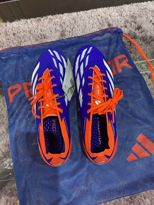 Ghete de fotbal adidas Predator Elite FG - Albastru  41,1/3