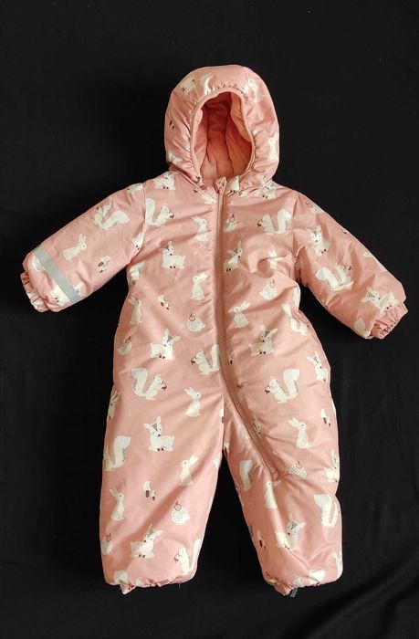 Детский зимний комбинезон на ребенка 1 - 2 года бу рост 86