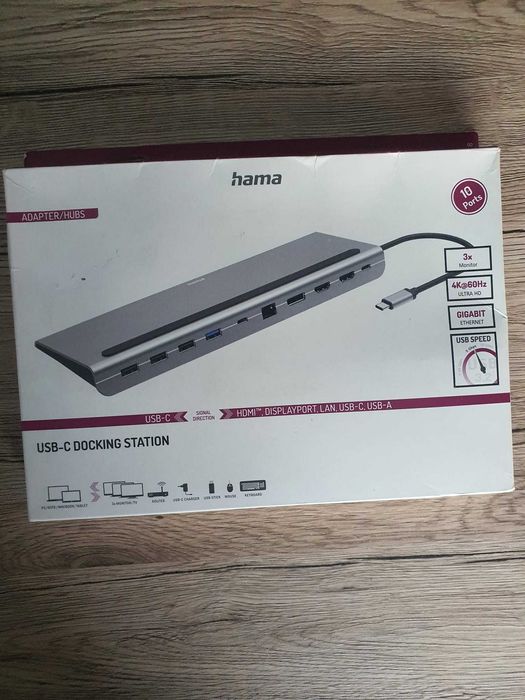 Hama USB-C Docking Station – 10 Ports