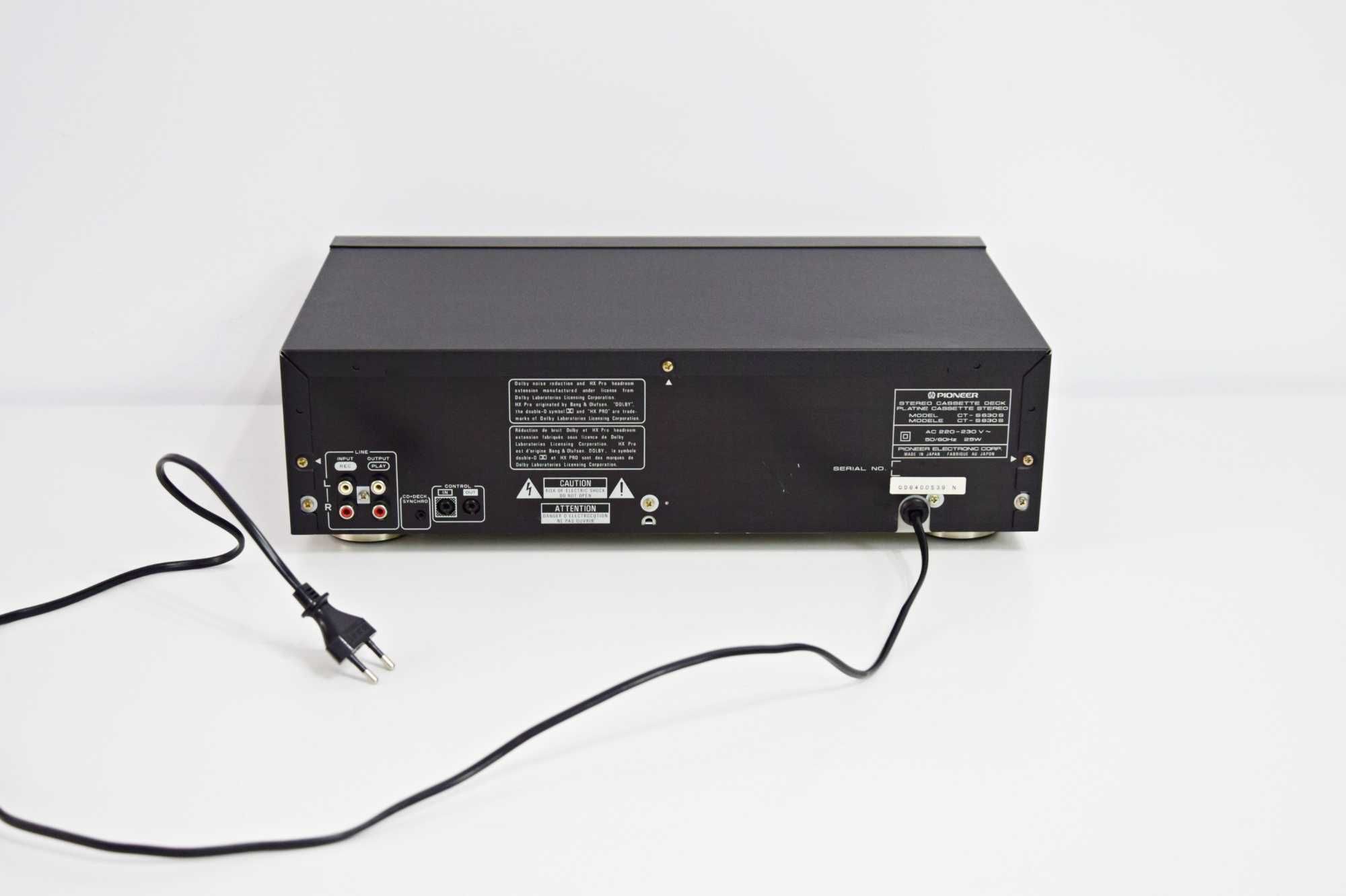 Deck 3 Head Pioneer CT-S 630 S, casetofon