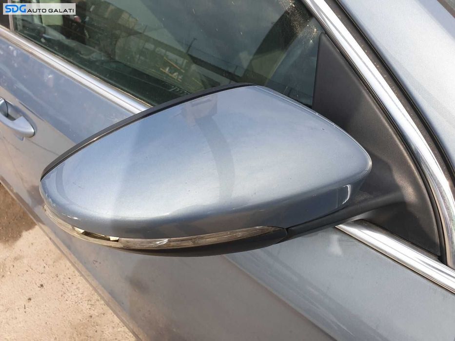 Oglinda Dreapta Electrica FARA Pliere Rabatare cu Lumina Ambientala Volkswagen Passat B7 2010 - 2015 [0403]