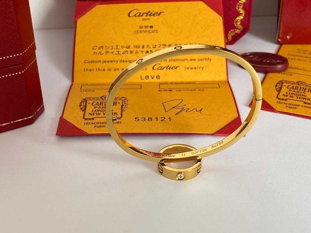 Brățară Cartier LOVE 17 Gold 18K Slim