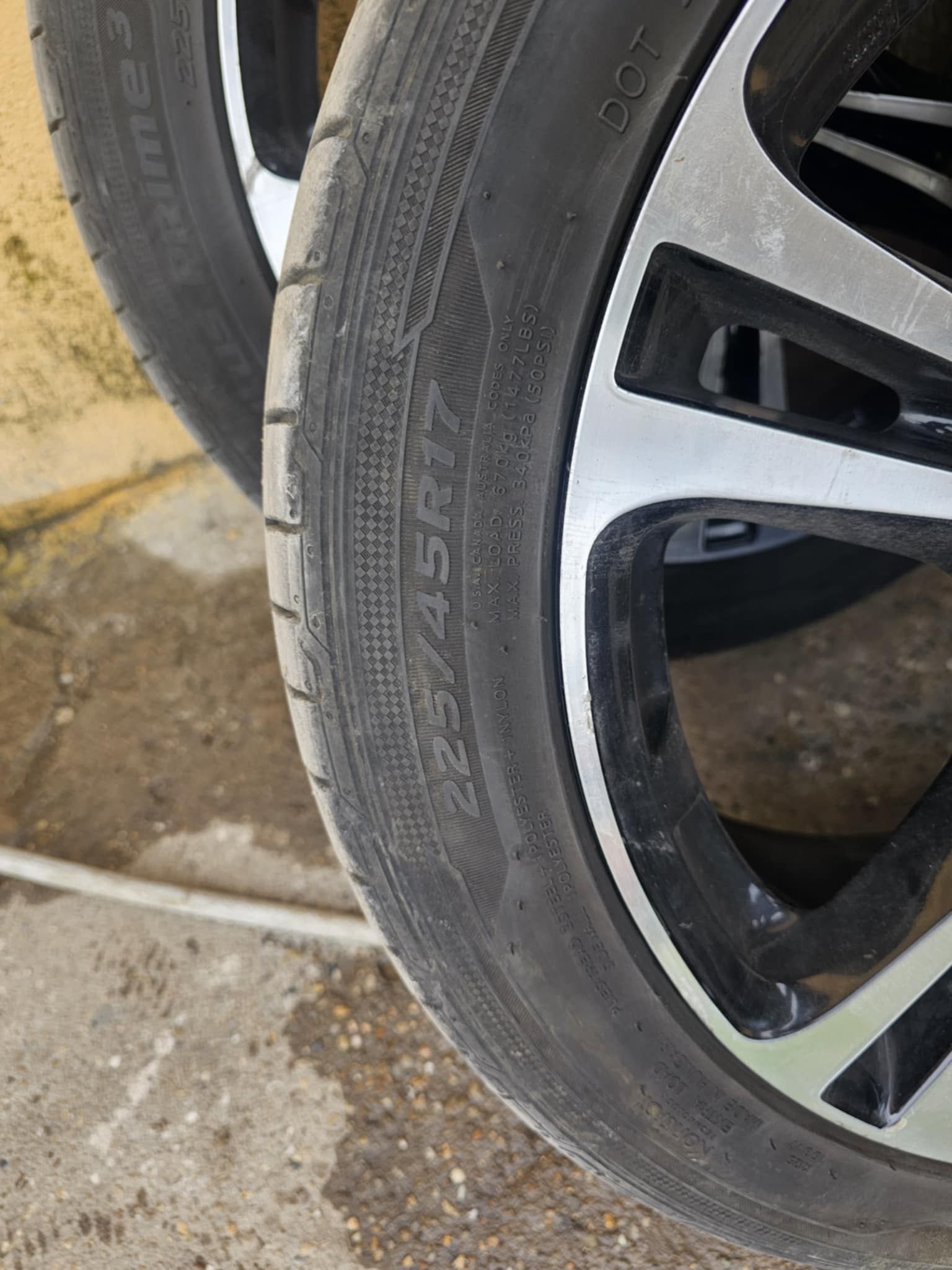 Джанти 17 цола  с гуми 225/45/ R17 5x112