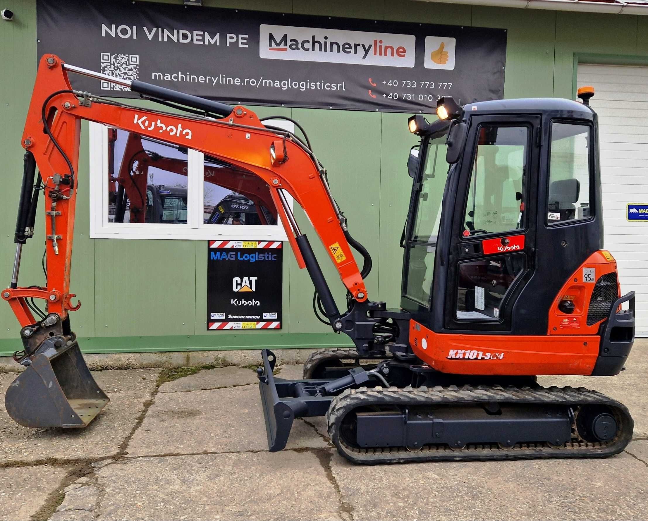 miniexcavator Kubota KX101-3a4