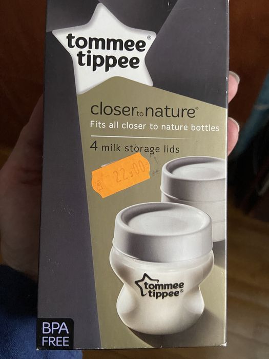 Tommy tippee capace pentru pastrarea/ conservarea laptelui matern