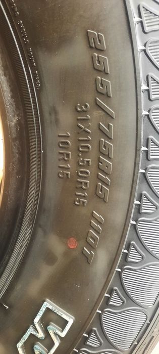 4 броя offroad  гуми 255 75 15 Goodyear