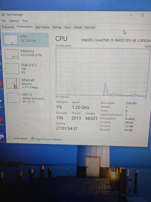 Pc Gaming GTX 1660/I5/16RAM