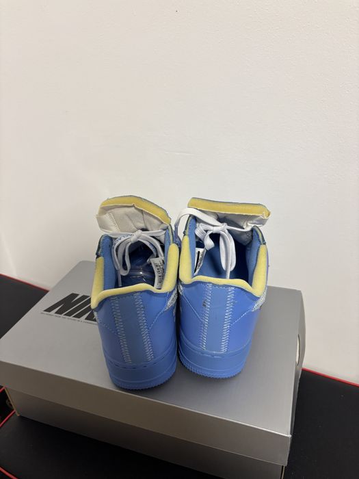 Nike Air Force 1- Albastru/Swoosh arginitu-Marimea 40.5