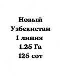 ‼️Янги Узбекистан 1.25 Га‼️1 линия 125соток‼️Новый Узбекистан