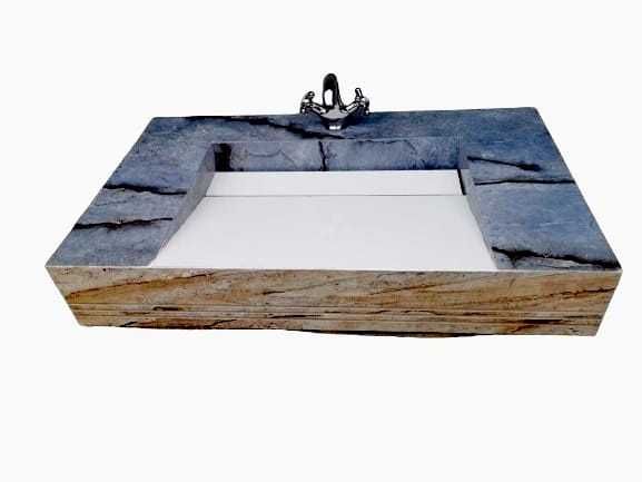 Lavoar 110cm x 60 x 30cm - Azure Sand - Armonie Naturală și Rafinament