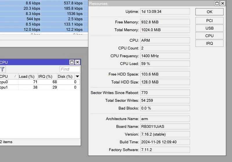Маршрутизатор MikroTik RB3011UiAS-RM
