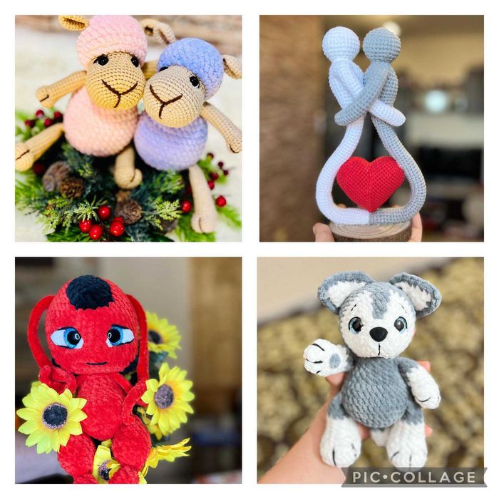 Ръчно плетени играчки