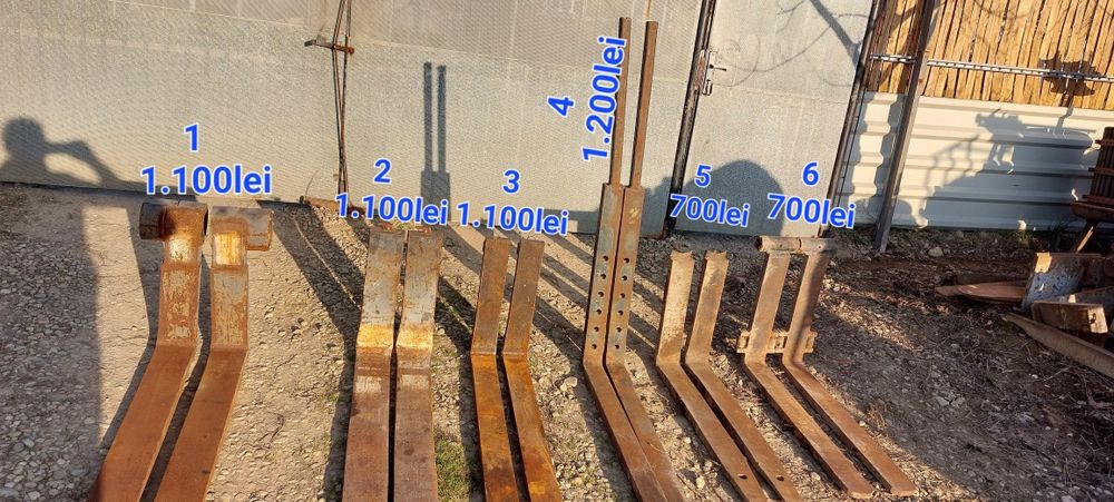 Furci Stivuitor Lame Brate Stivuitor Buldo Excavator