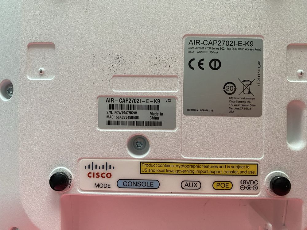 Cisco WiFi AP.
