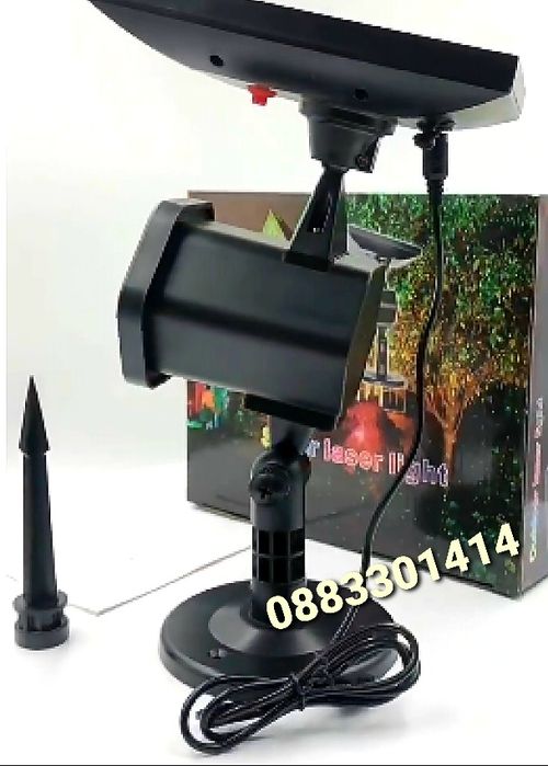 Коледен Лазерен Соларен Прожектор