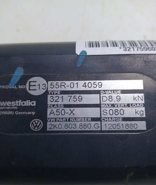 Carlig remorca 2K0803880G Volkswagen VW Caddy a 4-a generatie