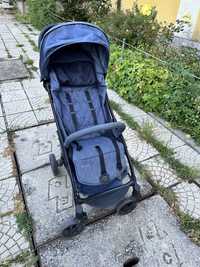Сгъваема бебешка количка Mast M2 дънков цвят
