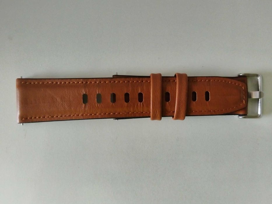 Каишка за мъжки часовник, изкуствена кожа, 24 мм.