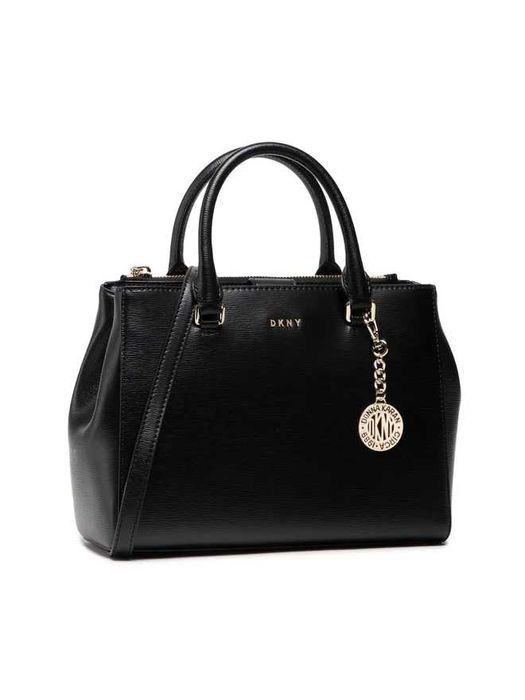 DKNY оригинална дамска чанта от естествена кожа