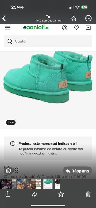 Ugg verzi marimea 40