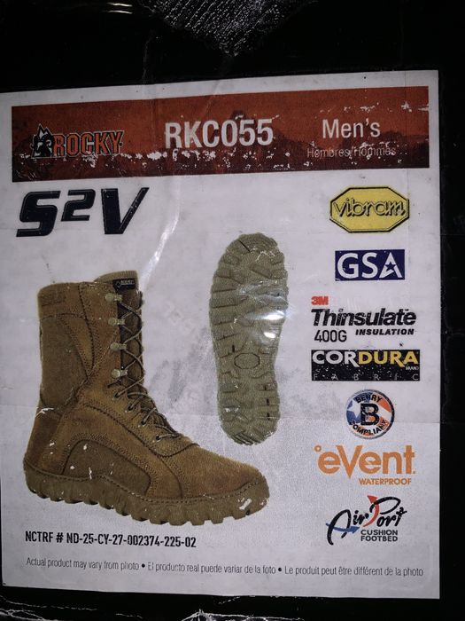 Rocky S2V , Bocanci militari tactici izolati, impermeabilă, 400G
