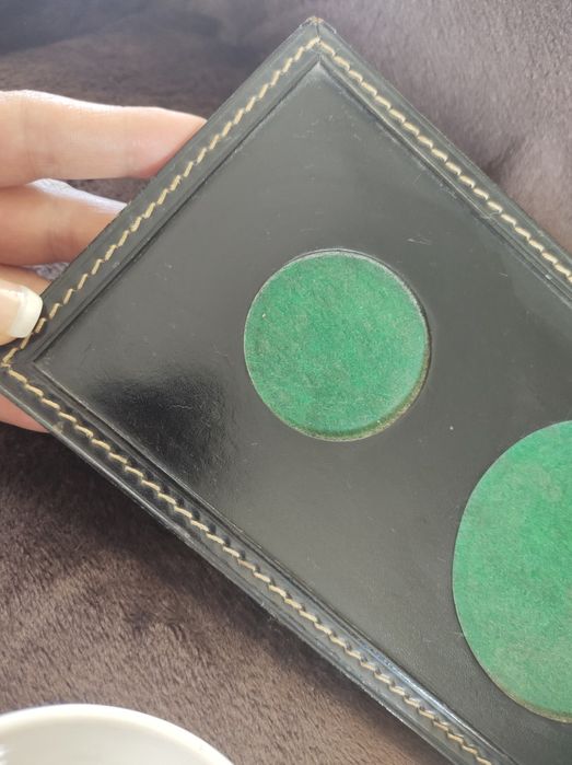 Set tabachera bricheta, scrumiere din porțelan Packard