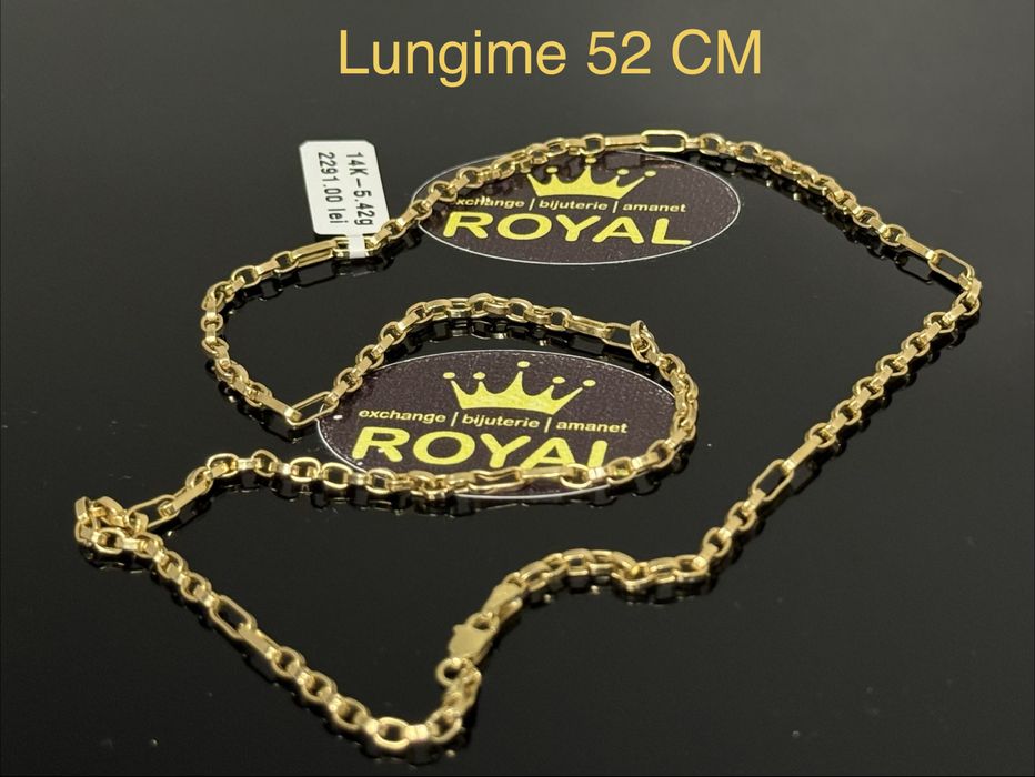Bijuteria ROYAL : Lant AUR 14K / 5.42 GR
