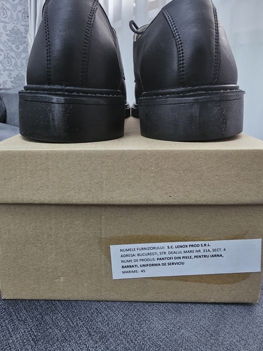 Pantofi militari noi piele Lenox măsura 45