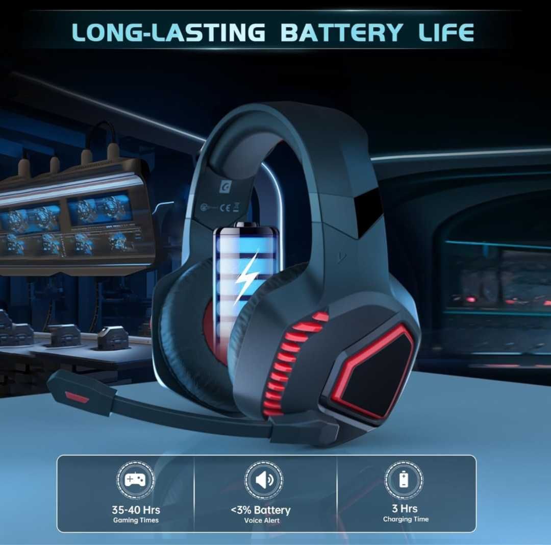GMRPWNAG геймърски безжични слушалки