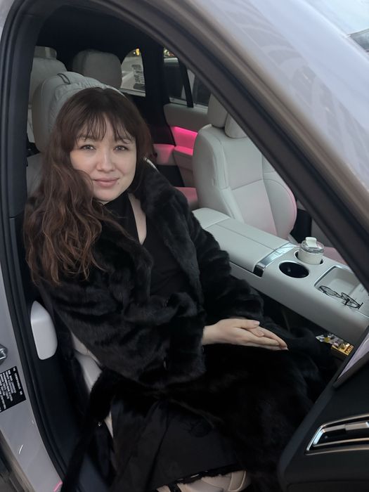 Норковая шуба черная длинная