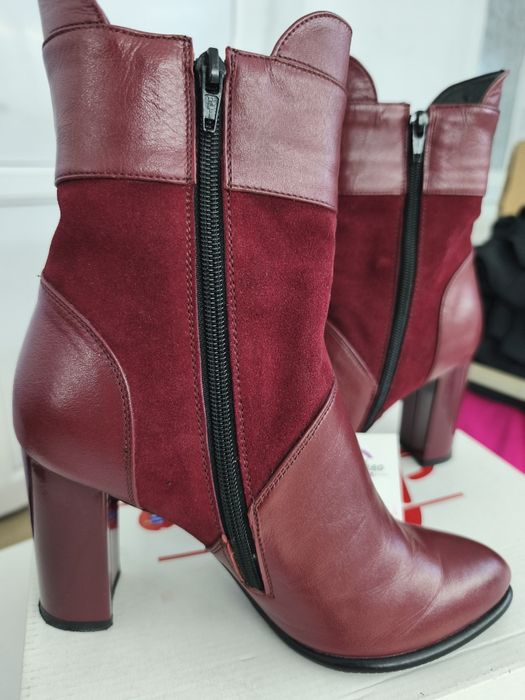 Ghete din piele naturala