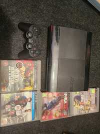 Playstation 3 ps3  cu 4 jocuri