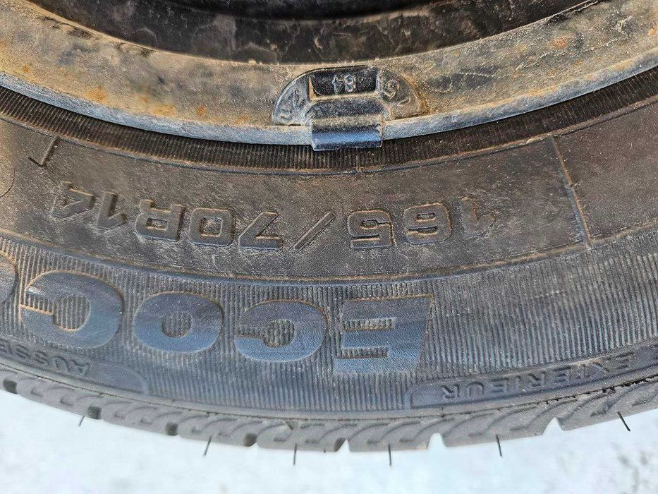 Комплект железни джанти 14'' с летни гуми, VW Polo, Seat, Skoda...