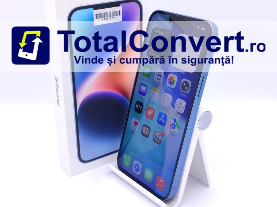 Apple iPhone 14 Plus 128GB Blue 6GB Single, Garantie 24 luni | #D88524