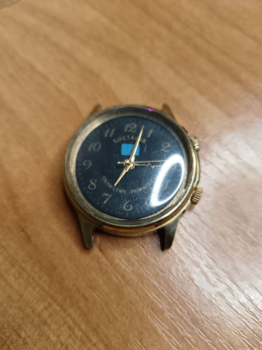 Часы Полёт будильник Полёт позолота часы Командирскиев хорошем рабочем