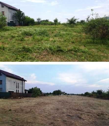 Defrișare - Tai tund iarba - debarasare resturi vegetale - erbicidare