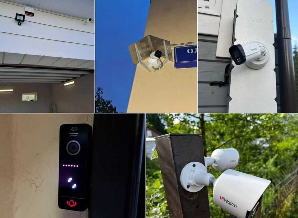 Установка видеонаблюдения под ключ | Камеры Dahua/Hikvision