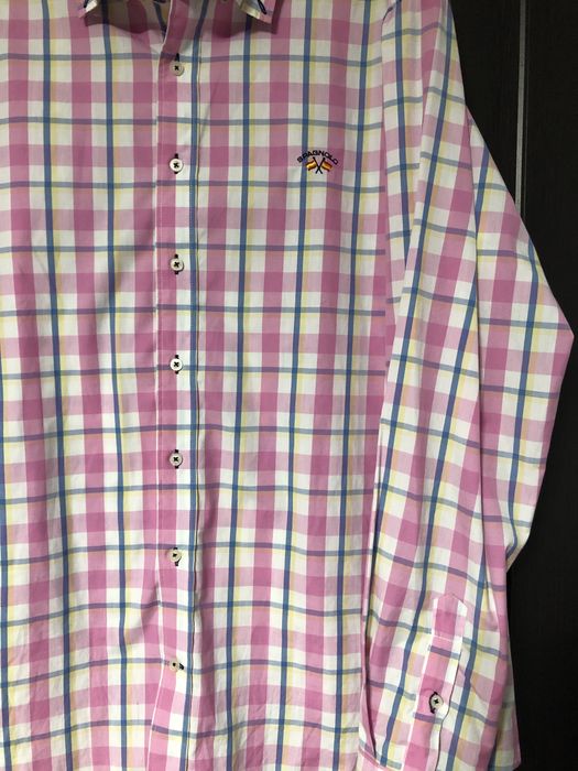 Camasa spagnolo XL camasa roz marime XL camasa carouri