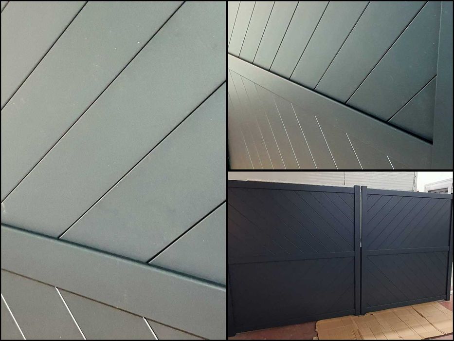 Producem garduri, porti, balustrade si copertine din aluminiu