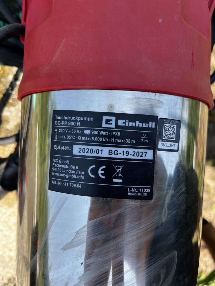 Потопяема помпа Einhell GC-PP 900N