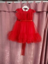 Бебешка рокличка в червено