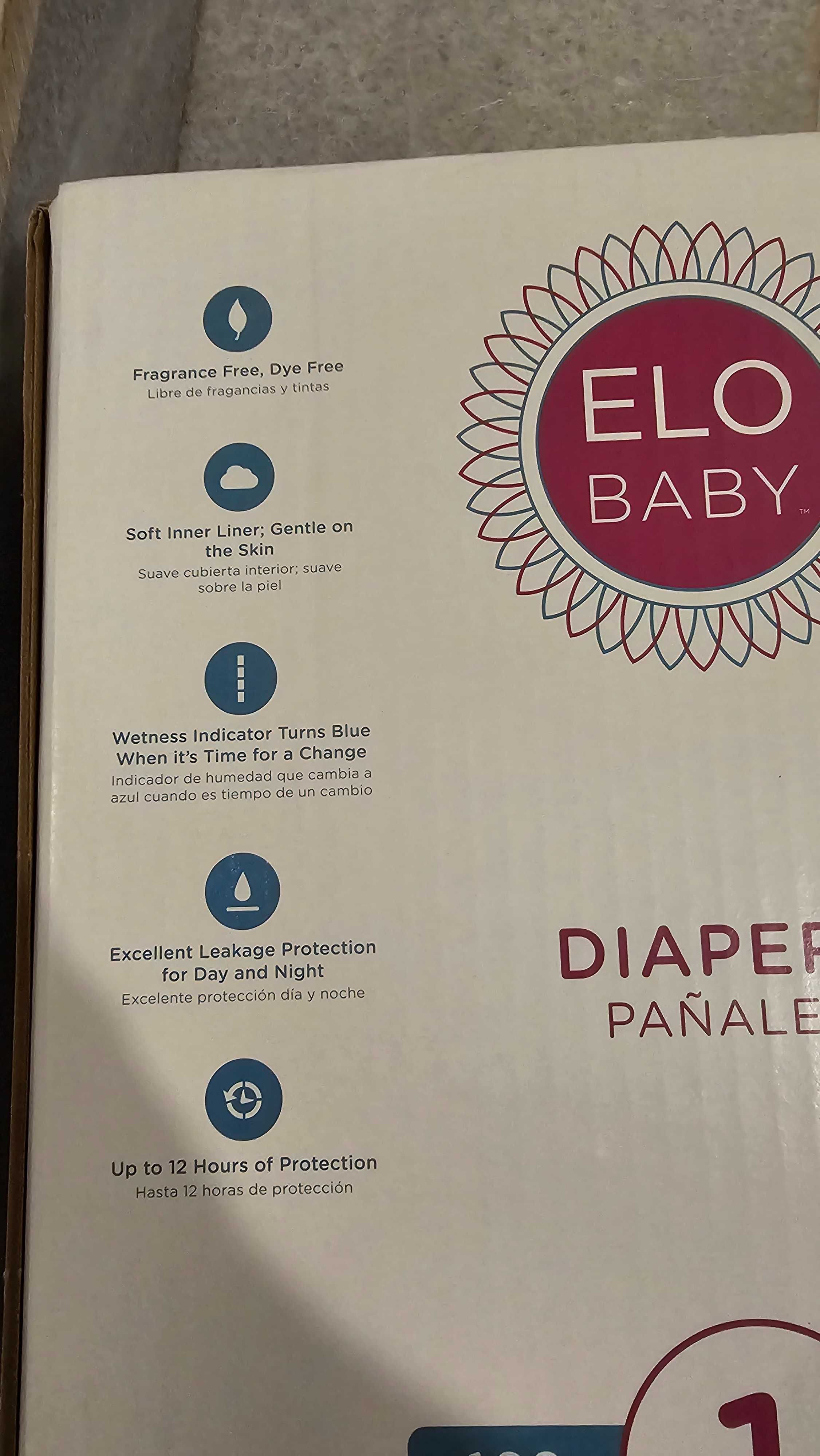 Бебешки памперси ELO BABY внос от UK, размер 1  - 250 броя