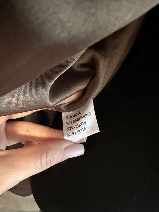 Palton din lana cu casmir