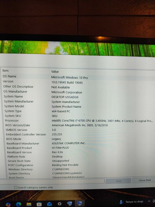 PC i7, 24Gb RAM, GTX 1050 ti