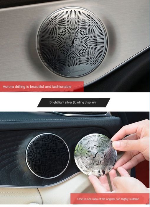 Burmester алуминиеви капаци/бленди за модели W213 / W205 / X253