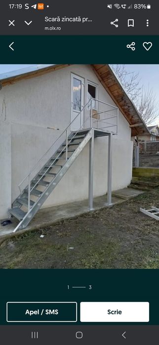 Scara zincate la comanda în toată tara