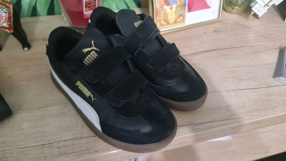 Adidasi Puma 31 negru cu auriu