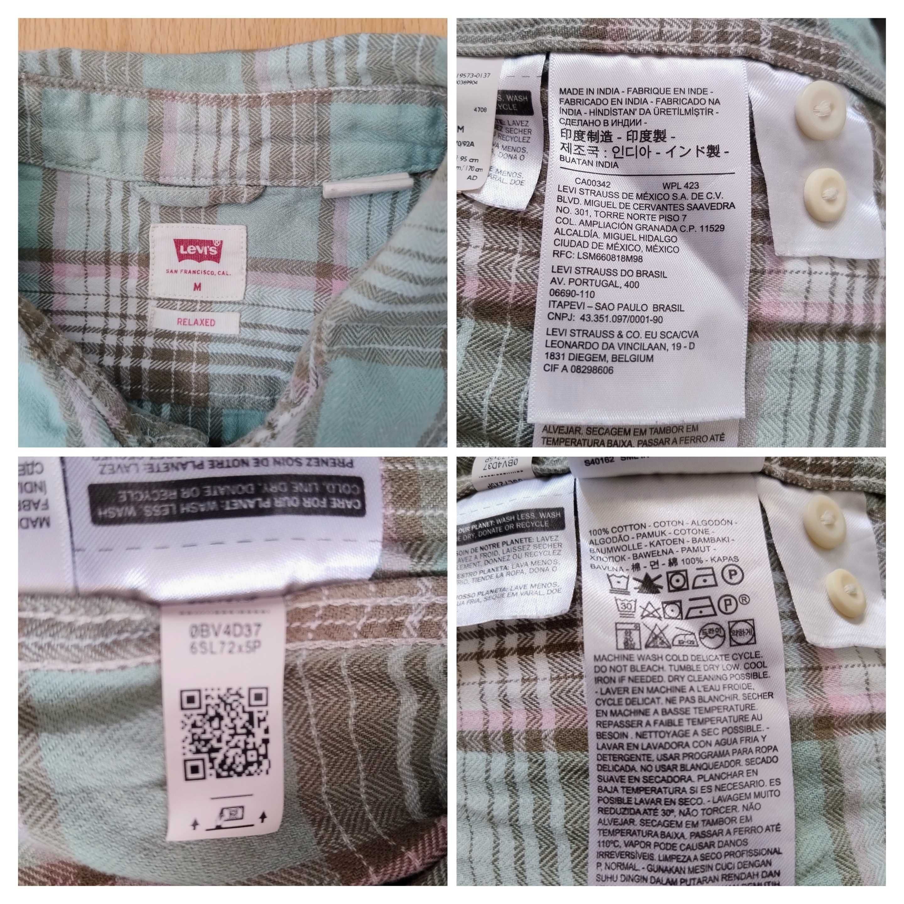 Carhartt - M,   Levi's - M, Replay - L, мъжки ризи